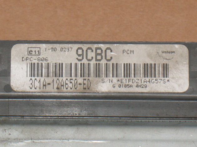 3C1A12A650ED ECU CENTRALINA FORD TRANSIT 2.0 9CBC 3C1A-12A650-ED DPC-806 DPC806 - Foto 2