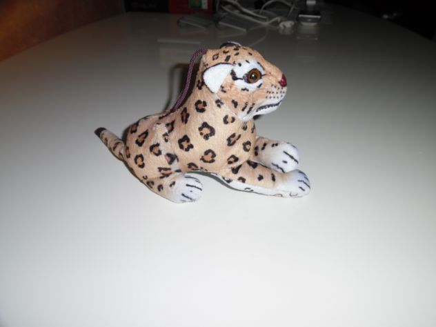1 PELUCHE FELINO,VINTAGE,MARCA TEOREMA,PER BAMBINI,CANI,CUCCIOLI,SI PUò APPENDER - Foto 4