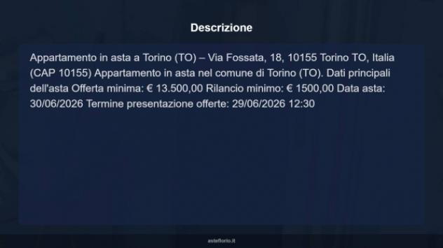 Immobile in asta di 37 m² in vendita a Torino - Foto 11