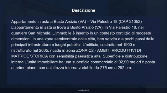 Immobile in asta di 92 m² in vendita a Busto Arsizio - Foto 15