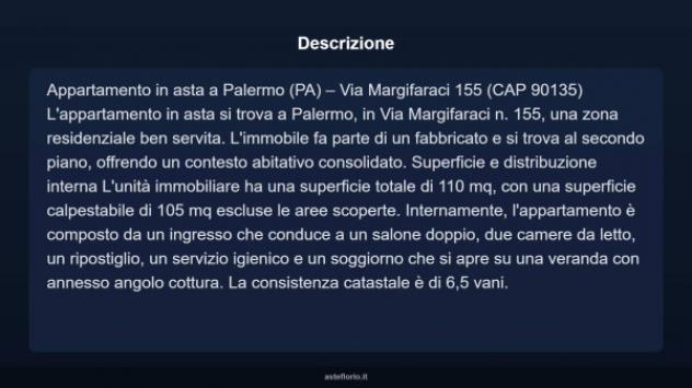 Immobile in asta di 105 m² in vendita a Palermo - Foto 5