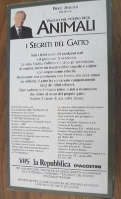 I Segreti Del Gatto VHS - Foto 2