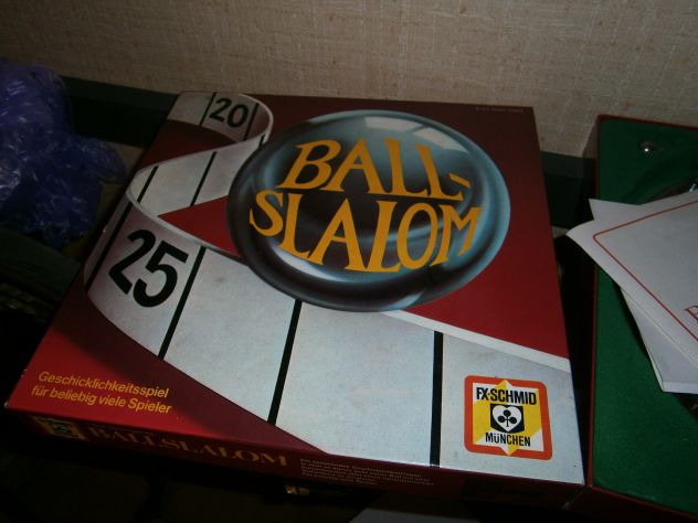 Ballslalom Gioco da tavolo: Slalom con la palla- Schmid anni '70 - Foto 3