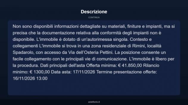 Immobile in asta di 78 m², box auto in vendita a Rimini - Foto 4