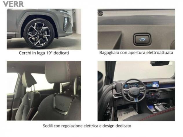 HYUNDAI Tucson 1.6 hev NLine 2wd auto / km zero / PREZZO REALE rif. 23828567 - Foto 4