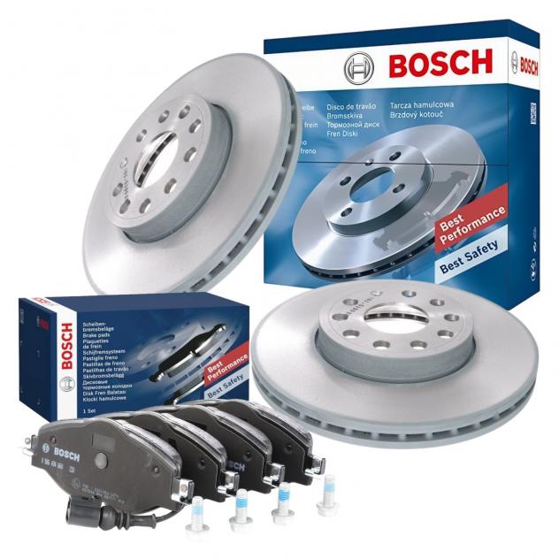 Kit Freni Ant Bosch 0986479088 + Pastiglie 0986494660 Golf 7 Audi A3 Octavia