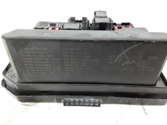 SCATOLA PORTA FUSIBILI NISSAN Qashqai +2 (J10) 284B7JD00B K9K 282, K9K 292 Diesel 1500 (0718) - Foto 3