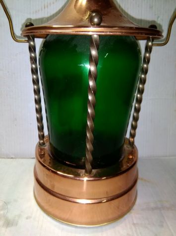 VECCHIA BOTTIGLIA MUSICALE DI LIQUORE CON CARILLON LADOR VETRO E METALLO - Foto 9