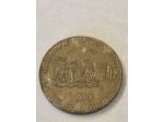 Numismatica, moneta da 200 lire della repubblica it., del 1989 per 100° A.M.T.