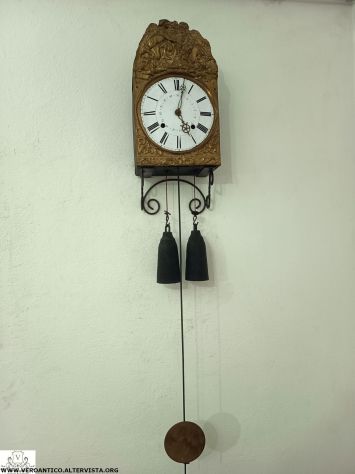 176342 Antico orologio a pendolo Comtoise XIX secolo - Foto 2