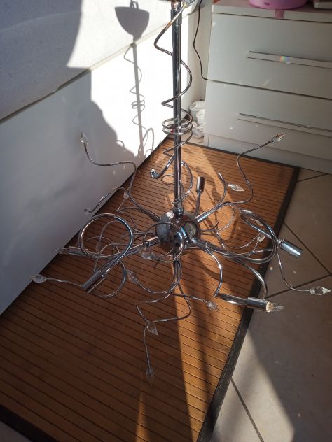 LAMPADARIO METALLO DESIGN MEDUSA - Foto 7