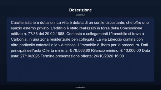 Immobile in asta di 203 m² in vendita a Carbonia - Foto 4