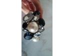 BRACCIALE DI BIGIOTTERIA CON PERLE E PIETRE
