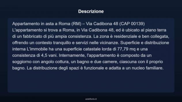 Immobile in asta di 77 m² in vendita a Roma - Foto 3