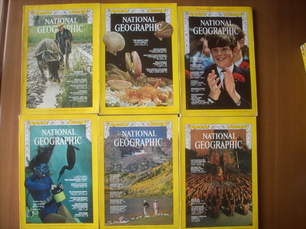 19 riviste National Geographic dal 1969 al 1971 - Foto 2