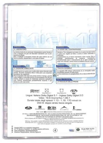CSI MIAMI prima stagione Disco 4 episodi 13-16 EDITORIALE DVD D739907 - Foto 3