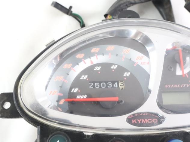 KYMCO VITALITY 50 2T 37200LBD5E0A STRUMENTAZIONE CONTACHILOMETRI 03 - 08 SPEEDOMETER - Foto 2