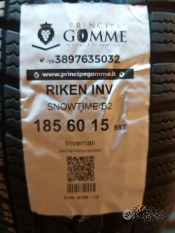2 gomme 185 60 15 riken inv a4159 - Foto 3