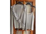 Giacchino  grigio con top