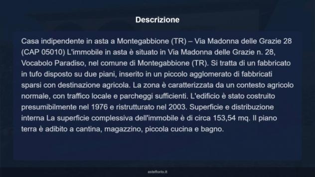Immobile in asta di 153 m² con più di 5 locali in vendita a Montegabbione - Foto 10