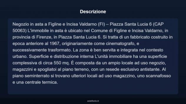 Immobile in asta di 550 m² in vendita a Figline e Incisa Valdarno - Foto 6