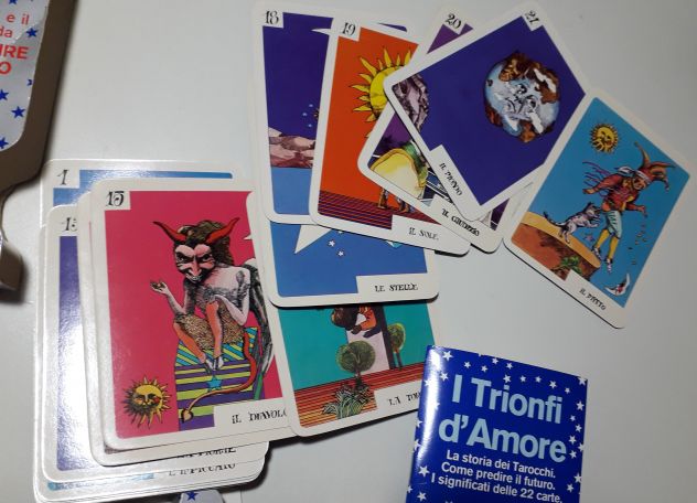 TAROT BACI PERUGINA “I TRIONFI D'AMORE” VINTAGE-ANNI '70 - Foto 2