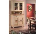 Credenza e vetrina laccato decorato cod 7600/7601