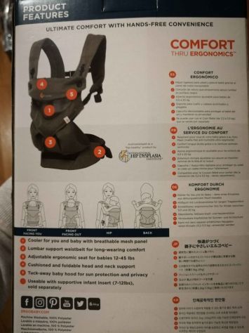 MARSUPIO ERGOBAY Omni 360 Cool Air Mesh - Foto 3