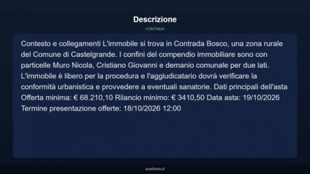Immobile in asta di 61 m² in vendita a Castelgrande - Foto 4