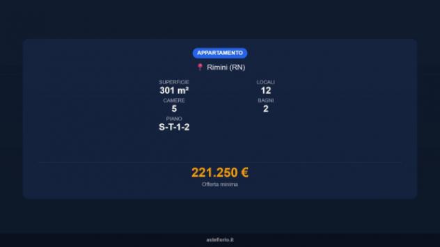 Immobile in asta di 301 m² con più di 5 locali in vendita a Rimini - Foto 16