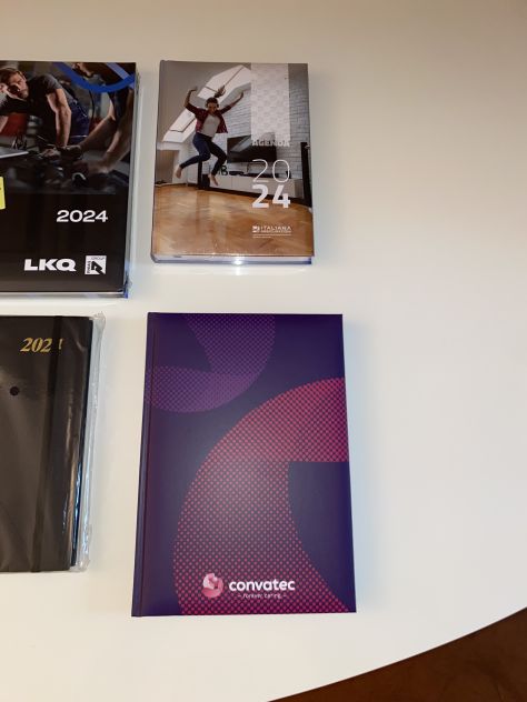 6 AGENDE TUTTE NUOVE ANNUALI 2024(5 AGENDE SIGILLATE)VARI MODELLI E MARCHE E COL - Foto 7