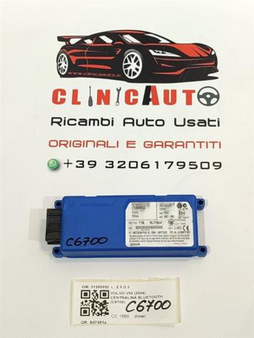 MODULO CONTROLLO BLUETOOTH VOLVO V50 2° Serie 31285052 diesel 1560 (0712)