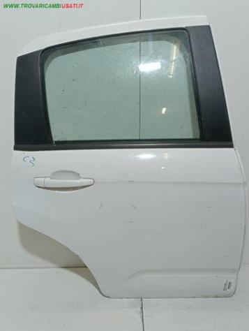 PORTA POST. DX BIANCA CON AL  SE  999-U1310750 Carrozzeria  Lamierati esterni  Porte  Porta post. dx. CITROEN - C3 II - 2009  2016
