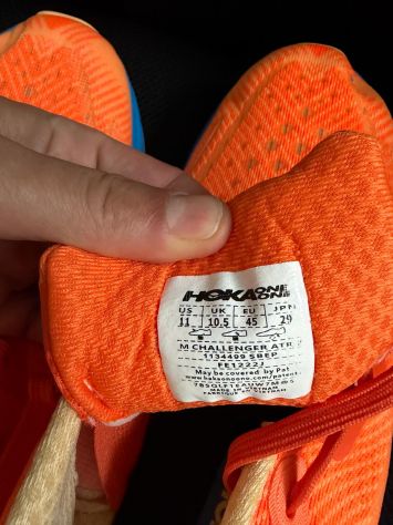 Scarpe uomo running hoka One Clifton orange EU 45 - Foto 5