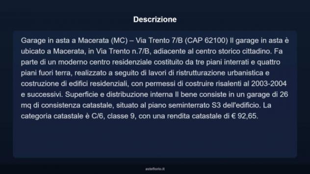 Immobile in asta di 26 m² in vendita a Macerata - Foto 4