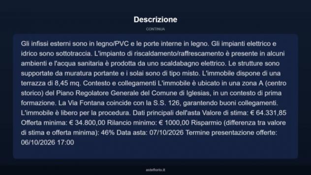 Immobile in asta di 101 m² in vendita a Iglesias - Foto 17