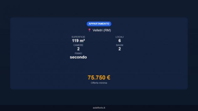 Immobile in asta di 119 m² con più di 5 locali in vendita a Velletri - Foto 16