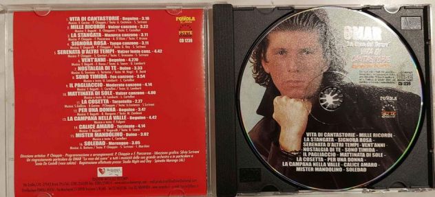 CD OMAR "LA VOCE DEL CUORE" VITA DI CANTASTORIE-CONTIENE "IL PAGLIACCIO" COME NU - Foto 3
