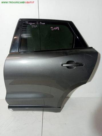 PORTA POST. SX. GRIGIO SCURO MET. CON ALSE 999-U1309774 Carrozzeria  Lamierati esterni  Porte  Porta post. sx. JAGUAR - F-PACE - 01-04-2016 -