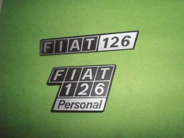 Fiat 126 personal 126 personal 4 126 650 Scritte targhette posteriori Fiat 126 - Foto 9