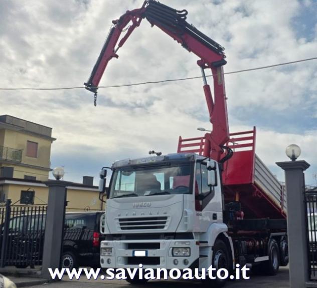 IVECO STRALIS 350 RIBALTABILE+GRU+JIB+RADIOCOMANDO 29Mt rif. 24013042