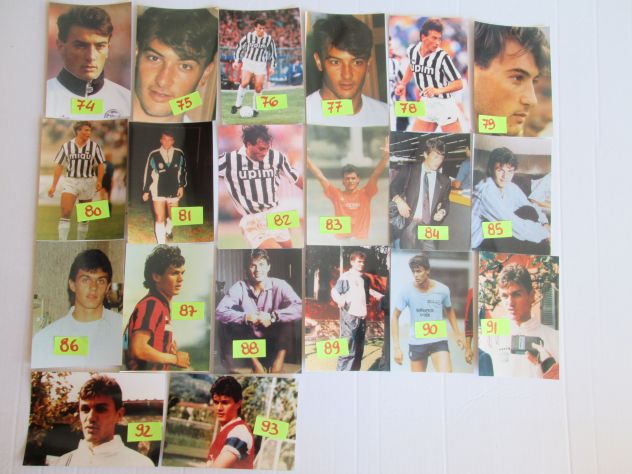 Foto collezione vintage calciatori Tacconi, Berti, Zenga, Giannini, ecc.. - Foto 5