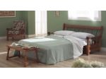 Divano-Letto 2 Posti VIENNA Pino Montato Da 131x90x88
