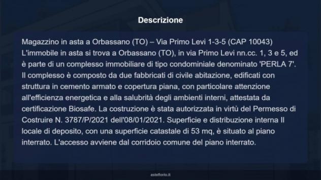 Immobile in asta di 53 m² in vendita a Orbassano - Foto 10