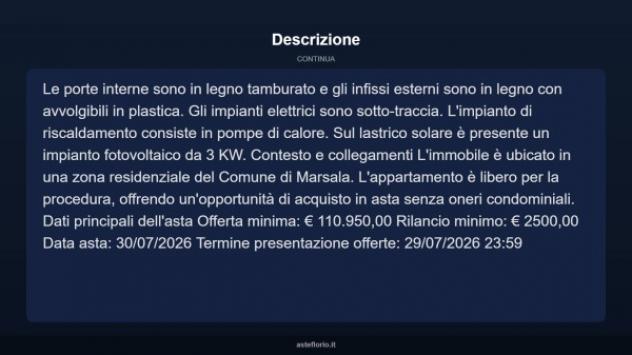 Immobile in asta di 206 m² in vendita a Marsala - Foto 17