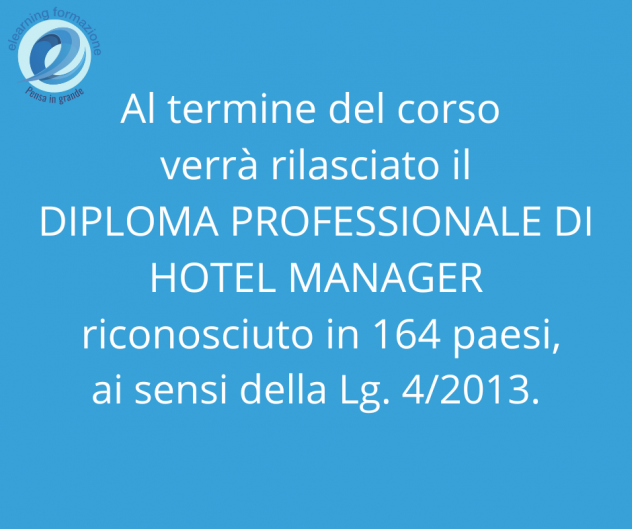 Master online certificato UNI ISO 29994:2021 per diventare Hotel Manager - Foto 3