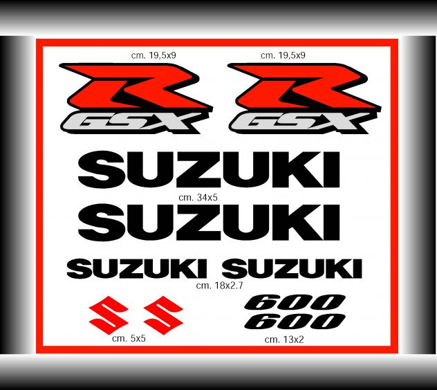 Adesivi Suzuki GSX-R 1000-600-750
