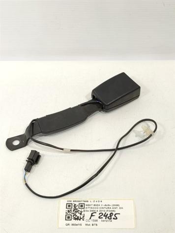 AGGANCIO CINTURA DI SICUREZZA ANT DX SEAT Ibiza Serie 6R0857756B BTS (0812)