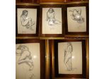 5 Disegni firmati - Studi accademici