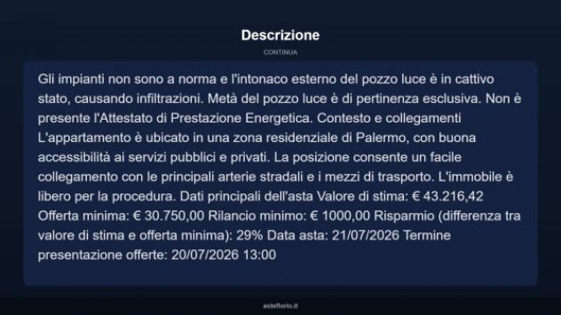 Immobile in asta di 67 m² in vendita a Palermo - Foto 10